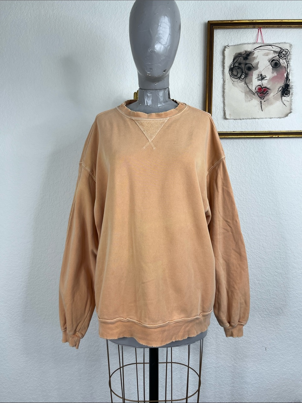 Free People Movement Intercept Pullover Tunic Peach